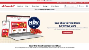 Cliente usando el asistente de compra con IA de Schnucks en su celular
