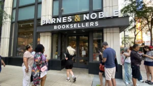 Interior de la nueva tienda Barnes & Noble en Chicago